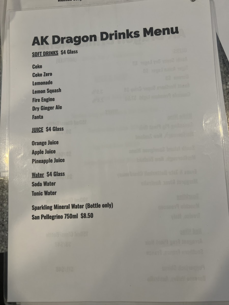 Menu Ak Dragon Malaysian Restaurant & Bar-3