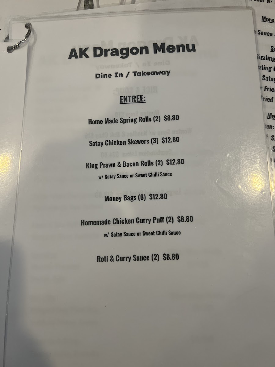 Menu Ak Dragon Malaysian Restaurant & Bar-5